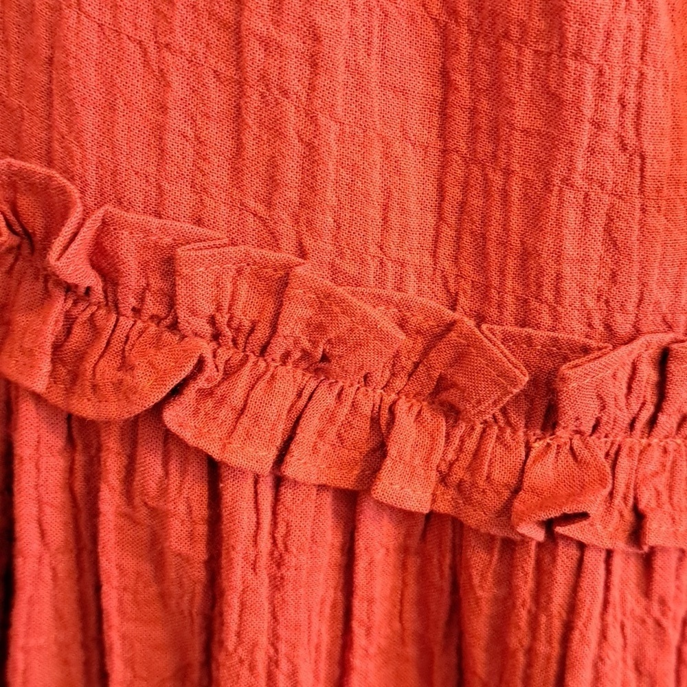 Tory Burch NWTs Ruffle Tie Shoulder Maxi - Picture 9 of 11